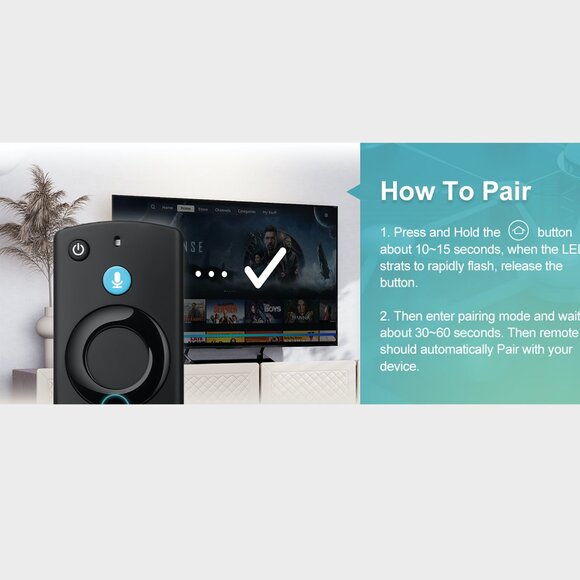 Replacement Voice Remote for Smart TVs Stick 4K - Picture 5 of 5